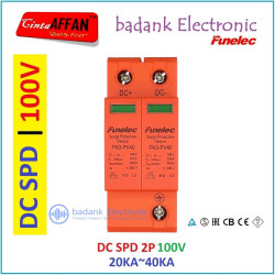 DC SPD 2P 100V 20-40KA Surge Arrester Protect Device Solar Panel Surya